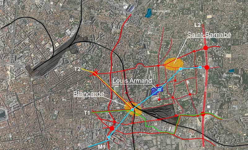 Plan de situation et principaux axes de desserte